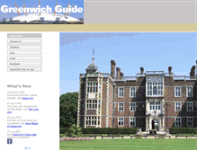 Tablet Screenshot of greenwich-guide.org.uk